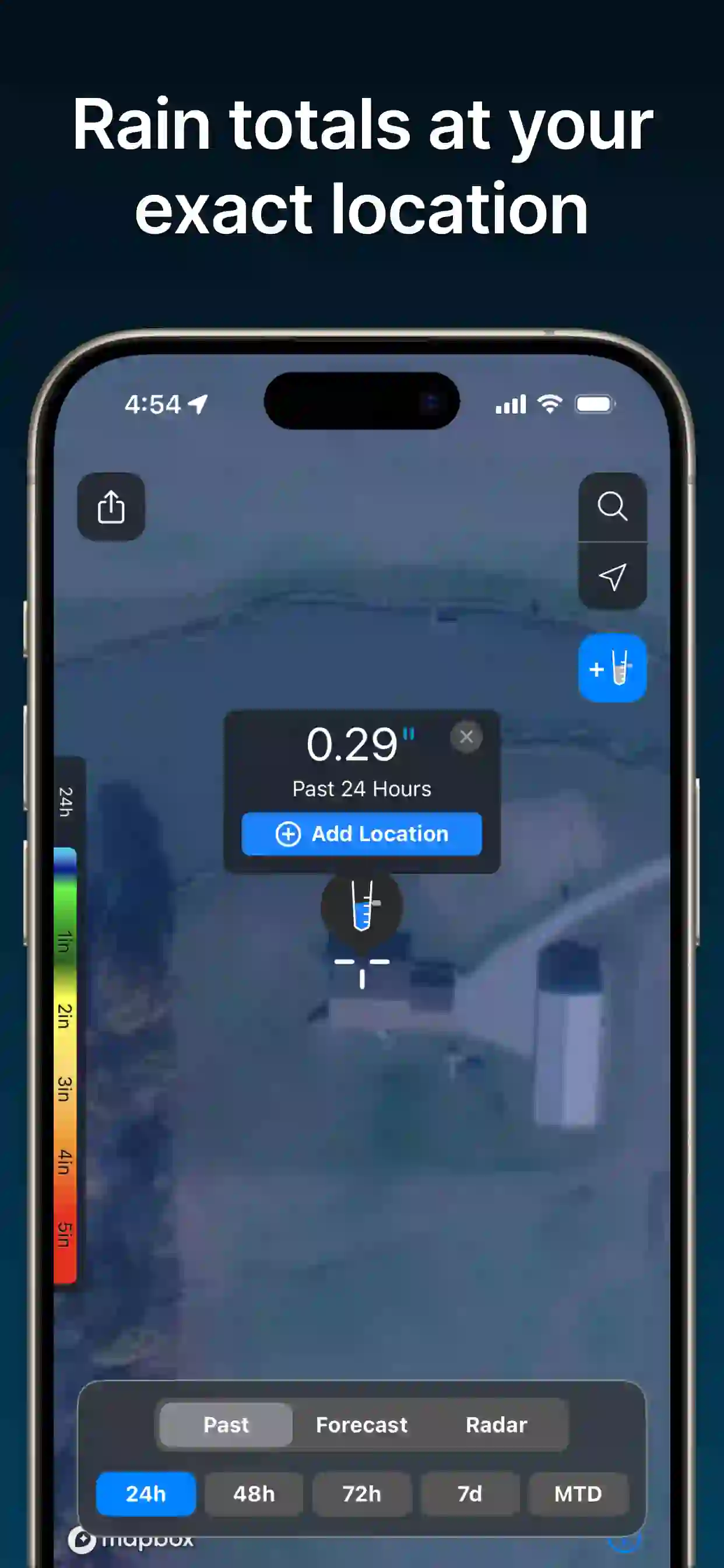 RainDrop App Rain Data
